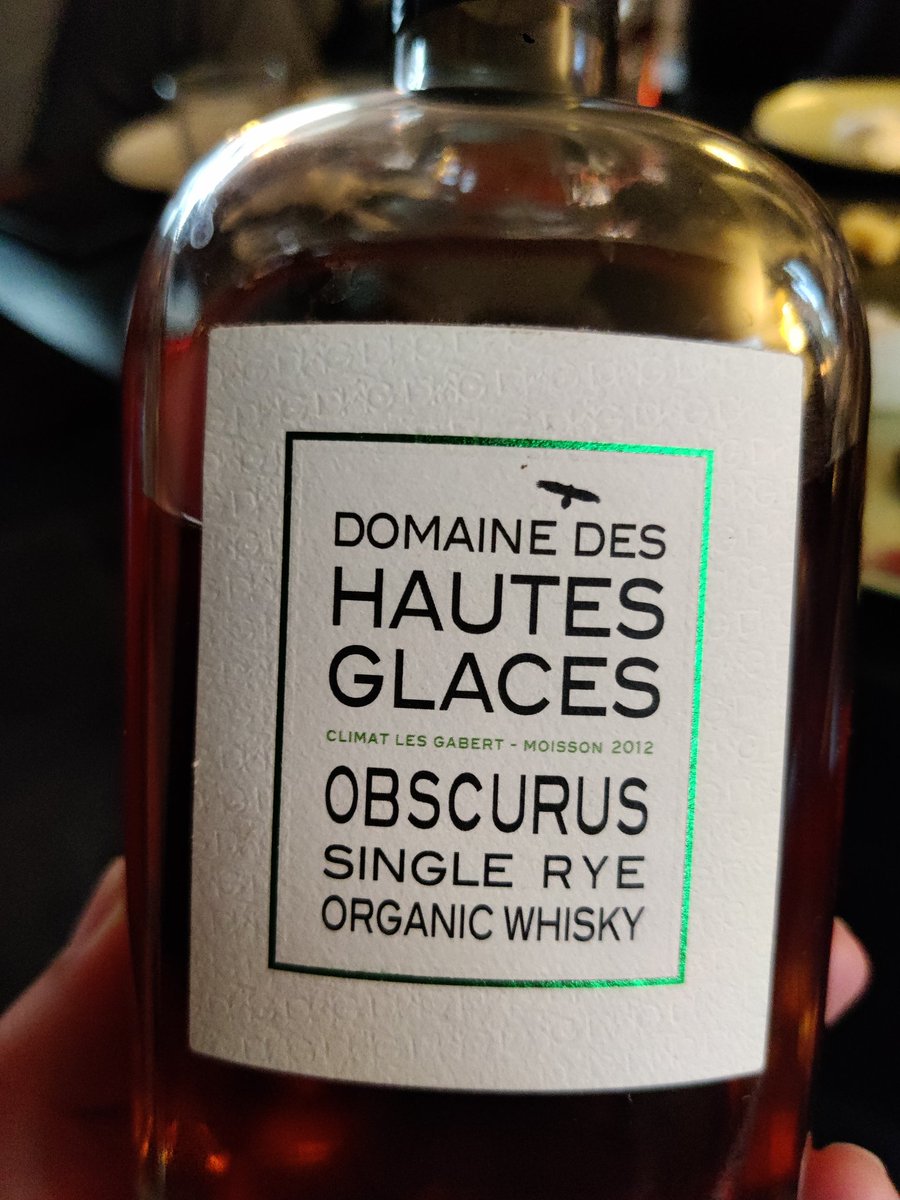 Domaine des Hautes Glaces DHG Obscurus Single Rye