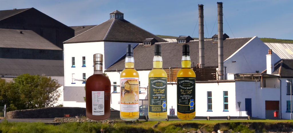 Four Bruichladdich (OB/Cadenhead’s/Chorlton)