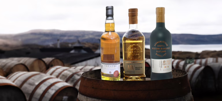 Ardnamurchan Mezcal, 08:18 & Cask 338 Adelphi Ardnamurchan Mezcal, 08:18 and cask 338 Adelphi