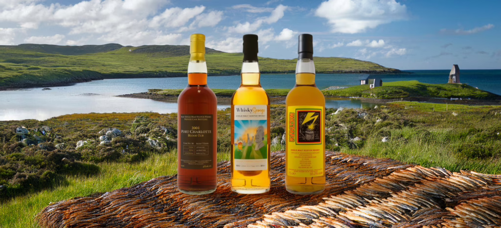 Port Charlotte 2001 Blood Tub 2002 WhiskySponge Maltbarn