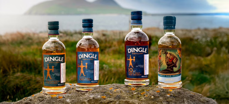 Dingle Single Pot Still, Single Malt and 10yo Dingle Core Range and 10yo single cask