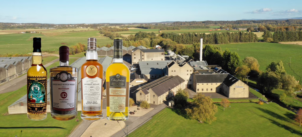 Four Independent Miltonduff Whiskies