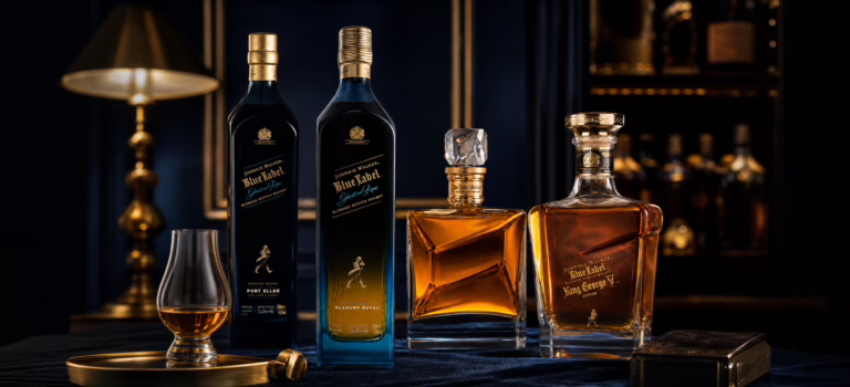 Johnnie Walker Blue Label Ghost & Rare Port Ellen and Glenury Royal, King George V and The John Walker
