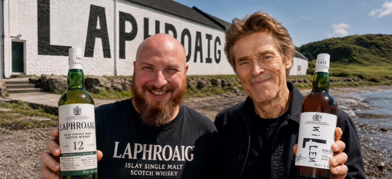 Laphroaig 12yo and 14yo Willem Dafoe Laphroaig 12yo and 14yo Willem Dafoe