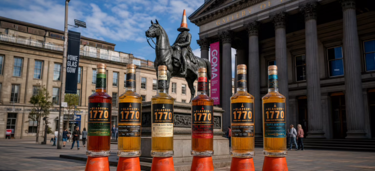Six Glasgow 1770 Whiskies Six Glasgow Whiskies