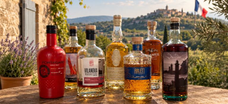 7 French Single Malts: Armorik / Fontagard / Glann Ar Mor / Arlett / Cormeil / Vilanova 7 Unpeated French Single Malt Whiskies